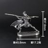 Retro Cobre Blanco Soldado Espartano Modelo de Juguete Shogunato Samurái Regalo para Niños Juego de Mesa Piezas de Ajedrez Adornos