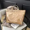 Bolsas de Tote de Color Sólido Personalizadas con Estampado de Letras de la Fábrica de Origen, Estilo Transfronterizo de Moda, Bolsos de Mano de Verano para Mujer Más Vendidos