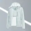 Proteção Solar Roupas Masculinas Verão Ultra-fino Gelo Seda Outdoor Skin Roupas Proteção UV UPF50 Secagem Rápida Equitação Roupas Proteção Solar