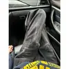 Nuevos Jeans Lavados Retro con Estampado de Rayos para Hombre Calle Alta Travieso Guapo Moderno Fresco Hombre Versátil Bolsillo Diseño Pantalones