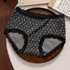 Calcinha Feminina de Algodão Puro Cinza, Cintura Média, Sem Costura, Amiga da Pele, Macia, Alta Elasticidade, Sem Renda, Calcinha Feminina