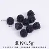 PVC Artificial Mini Amora Framboesa DIY Cola Cremosa Argila Acessórios Frutas Pequenas Meia Amora Material Slime