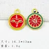 Nuevo Colgante de Oro Antiguo Estilo Chino Gota de Aceite Dios de la Riqueza de Cinco Vías Pulsera DIY de Cinco Vías Pulsera Collar de Cuentas Colgante