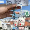 Nuevo Llavero Colgante Magnético de Pareja de Cachorros de Línea Linda Creativa Regalo Pegatina de Cachorro Modelo Mejor Amigo