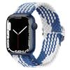 Recomendado adecuado para Apple Watch Correa de iWatch con hebilla deslizante elástica tejida de nailon de moda para Apple Watch