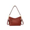 Bolso Cruzado Versátil de un Solo Hombro para Mujer, Bolso de Axila Casual Diario Estilo Coreano de Cuero Simple con Cera de Abeja, Bolso Nuevo con Textura de Cuero Suave