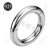 Anel aberto em liga de titânio G23, argola para piercing no nariz, argola para orelha, brincos personalizados, joias para piercing corporal, disponível em vários tamanhos, para vendas transfronteiriças