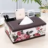 Caja de pañuelos de cuero en stock, Almacenamiento simple de escritorio con múltiples compartimentos, Adecuada para organizar artículos pequeños en la sala de estar, la oficina o el coche
