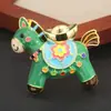 Broche Criativo de Pônei Desenho Animado Fofo Colorido Design Dopamina Doce Exquisito Fofo Único Acessório de Alto Padrão