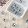 Cuentas de Vidrio Hechas a Mano Estilo Azúcar Tendencia Color Onda de Agua Bultosas con Cuentas Material para Pulsera Collar Diy con Cuentas
