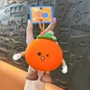 Porta-moedas de Silicone Laranja Transfronteiriço Chaveiro Pingente Bolsa de Fone de Ouvido Chaveiro Boneca Pingente Pequeno Atacado