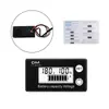 Voltímetro LCD 8-100V Detección de Potencia de Batería de Coche Pantalla Digital Pantalla de Capacidad de Batería de Litio Batería de Plomo-Ácido