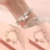 Pulsera de Flor de Lirio del Valle Súper Popular para Mujer Ins Trendy Mejor Amiga Estilo Antiguo Pulsera Dulce Estudiante Simple Versátil Joyería para Mano