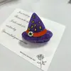 Clip Acrílico Transfronterizo Nuevo Tema de Halloween Horror Divertido Dulce Estilo Fresco Pinza de Tiburón para el Cabello de Atrás Accesorios para el Cabello