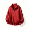 Nuevos cárdigans de otoño e invierno, suéteres de punto, chaquetas unisex de color liso con cremallera, populares de moda, comercio exterior transfronterizo, venta al por mayor