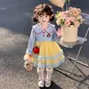 Falda de Blancanieves Ropa de Otoño para Niñas 2026 Nueva Falda de Cumpleaños Infantil Primavera Otoño Niña Pequeña Vestido Hermoso