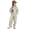 Conjunto deportivo de primavera y otoño para niñas, colección de otoño 2026, nuevo conjunto casual de dos piezas elegante y moderno para niñas mayores