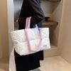 Comercio exterior Bolsa de mujer nueva chaqueta de algodón bolsa de plumón nicho Corea del Sur bolsa espacial este año popular hombro portátil tote bolsa grande