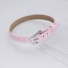 Pulsera Nueva Europea y Americana 8mmpu Correa de Muñeca Serpiente Portátil 8mmdiy Dijes Deslizables de Letra