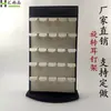 Soporte giratorio para pendientes de transmisión en vivo con soporte para pendientes de tuerca con espejo, soporte para joyas, estante de almacenamiento de pendientes, accesorio de exhibición de joyas