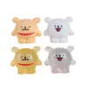 Accesorios de dibujos animados para manualidades, cara sonriente tridimensional, figura de perro linda, decoración divertida para escritorio, accesorios de interior, materiales al por mayor