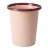 Cubo de basura de color contrastante para el hogar, Cubo de basura para sala de estar, cocina, dormitorio de negocios, baño, inodoro, papeleras para dormitorios de estudiantes
