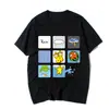 Camisetas de Manga Curta para Meninos, Roupas de Verão 100% Algodão, Novas Roupas Infantis da Moda, Roupas de Verão Infantis de Manga Meia-Manga para Meninos Grandes