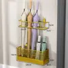 Suporte de guarda-chuva para casa prateleira de guarda-chuva de porta recipiente para guarda-chuva porta de entrada recipiente para guarda-chuva com dreno suporte de guarda-chuva doméstico