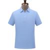 Camisa Polo Roupas de Trabalho Camiseta Personalizada Lapela Manga Curta Cor Pura Publicidade Camiseta Cultural Roupas de Algodão Logo Estampado Polo