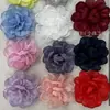 6.5cm Flor de Organza Elegante de Hada con Brillo Fino Borde Horneado Accesorios para el Cabello Accesorios Flor para Zapatos Flor para Bolso diy Accesorios para el Cabello