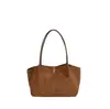 Bolsa feminina estilosa e elegante de grande capacidade, nova coleção outono 2026, bolsa de ombro moderna para trabalho e deslocamento, bolsa tote única