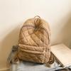 Mochila Feminina Nova Grande Capacidade Moda Extrovertida Estilo Coreano Bolsa de Viagem Rhombic Casual Mochila Oxford Tecido Ao Ar Livre