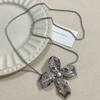 Moda Elegante Elegante Flor de Metal Tirón Cadena Ajustable para Clavícula Nuevo Moderno Lujo Ligero Alta Gama Nicho Collar