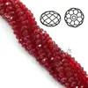 DIY Contas soltas de cristal acessórios para joias material artesanal 1MM48 contas planas facetadas vidro de cristal pulseira atacado