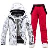 Traje de Esquí para Hombre y Mujer Traje Invierno Exterior Cálido Traje de Esquí Snowboard Doble Traje de Esquí Traje Nuevo