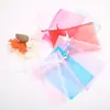 Atacado de fábrica 8*10cm saco de fio liso embalagem de presente para joias saco de fio de organza saco de fio personalizado