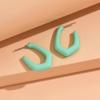 Pendientes Geométricos de Color Retro Francés Maillard de Otoño e Invierno Nuevos 2024 Pendientes Explosivos Joyería para la Oreja para Mujer de Alto Sentido