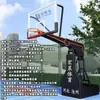 Cesta de Basquete Profissional Hidráulica Elevatória, Manual, Elétrica, Controlada por Controle Remoto, Aro de Basquete Móvel para Eventos, Jogos Asiáticos