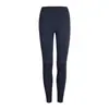 [En Stock] Pantalones de Yoga de Cintura Alta para Mujer para Uso al Aire Libre, Levantamiento de Glúteos, Running, Ciclismo y Fitness, Largo Cropped, Tejido Cepillado