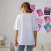 Camiseta estampada de cocotero de Florida para mujer, estilo europeo y americano, punto, mujer, comercio exterior, mucho suministro, venta al por mayor, chaqueta, camiseta