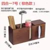 Caixa de Armazenamento Multifuncional de Bambu Porta-Hashi para Restaurante Comercial Caixa de Papel para Guardanapo de Hotel Loja de Macarrão Porta-Hashi para Lenços de Papel