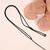 Cordón con colgante de hebilla de paz, cordón de collar dorado, cordón de colgante de alta calidad, cordón de colgante de jade, cordón de cuello ajustable DIY para hombres y mujeres