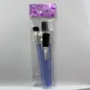 Pincel de sobrancelha de cabeça dupla ferramentas de beleza pincel de sobrancelha curvex de cílios pincel de cílios pincel chanfrado espiral para maquiagem conjunto de pincéis de beleza