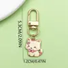 Pingente Criativo Fofo de Liga Gatinho Mini Chaveiro de Carro Pingente Decorativo Bolsa Joias Hot Selling Transfronteiriças