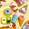 Borrador de Bolsita Ciega Estilo Gourmet Caja Sorpresa Dibujo Música Pequeño Regalo para Niños Creativo Recompensa de Jardín de Infancia Papelería para Estudiantes