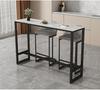 Suporte de perna de mesa de bar de metal com pé alto e longo, suporte de mesa de ferro, arte de restaurante, varanda, suporte de mesa de bar