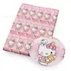 Tela de algodón poliéster o impermeable para bolsa patchwork hecha a mano DIY, ropa de Kitty melody perro de orejas grandes, 1Yc47316