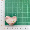 Nuevo Tejido Cuadros Corazón y Dulces Bordado DIY para Zapatos y Sombreros Accesorios Ropa Infantil Accesorios