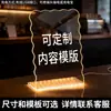 Letrero de Pantalla Publicitaria de Tablero Fluorescente Luminoso en Stock, Menú de Escritorio Luminoso Escrito a Mano, Letrero de Pie Borrable, Letrero de Luz