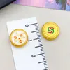 Estilo Chino DIY Oro Mate Antiguo Cinco Caminos Dios de la Riqueza Colgante Pequeño Azul Quemado Goteo de Aceite Accesorios para Pulseras Aleación de Zinc Joyería